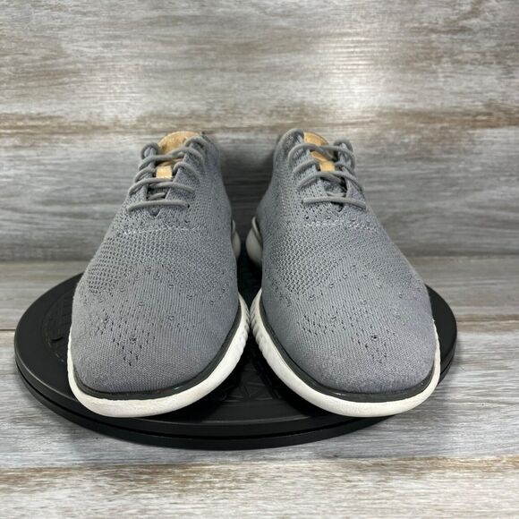 Cole Haan Men's 2.Zerogrand Stitchlite White Ironstone Oxford Shoes Size 10 - Picture 2 of 9